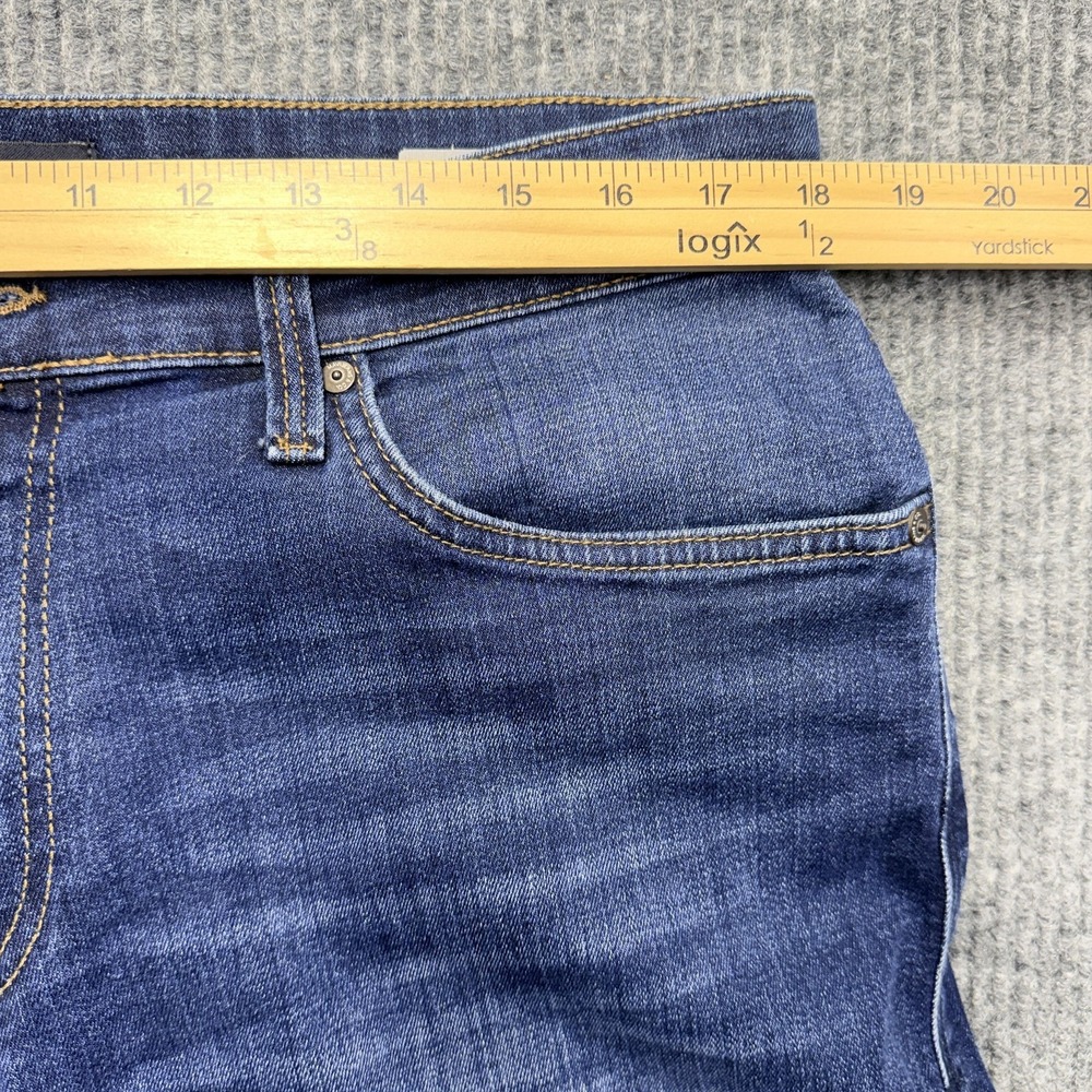 Mavi Zach Jeans Mens 34x32 Blue Medium Wash Straight Leg Stretch Denim Casual - Picture 8 of 13
